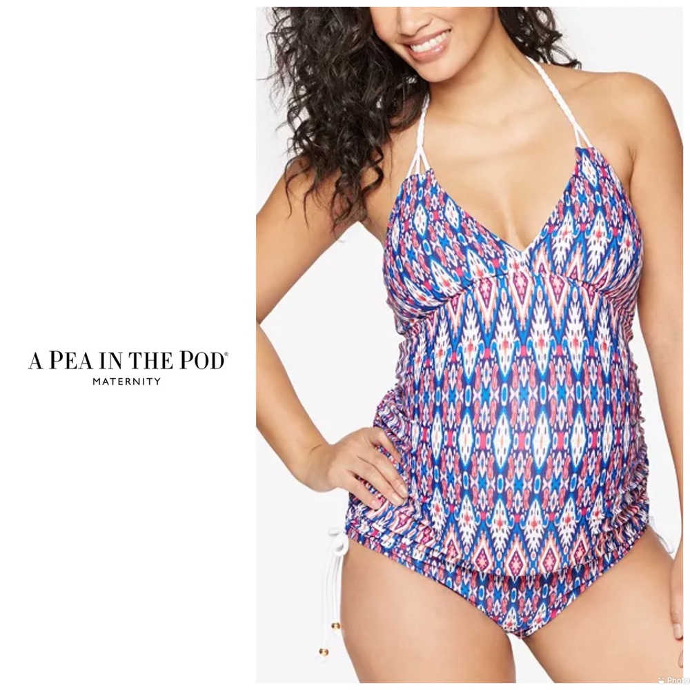 A Pea in the Pod printed Tankini - bathing suit